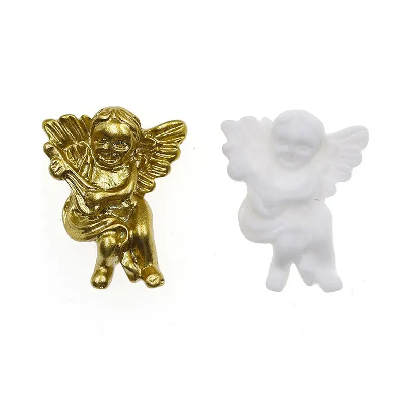 

10 Pcs Baroque Angel Baby 3D Nail Art Decorations Retro DIY Ornament Manicure Design Accessories