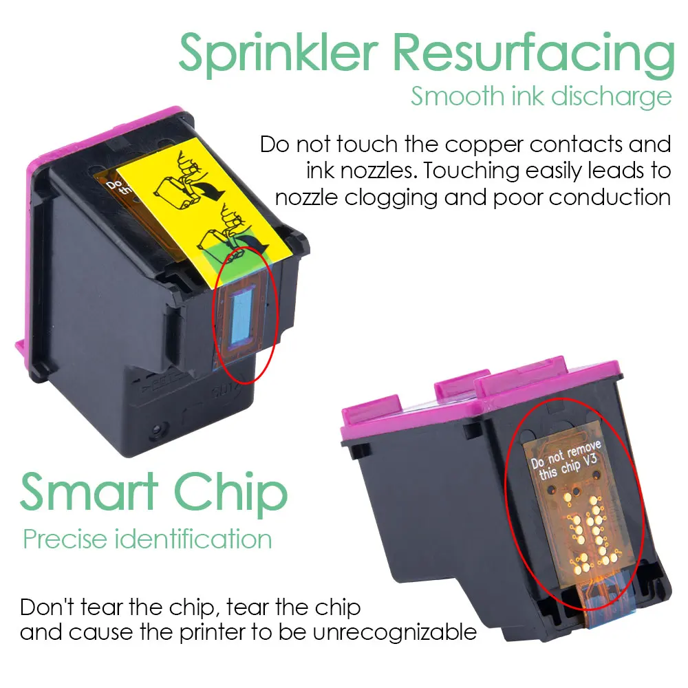 Чернильный картридж для hp 304XL большой емкости восстановленные чернила Замена