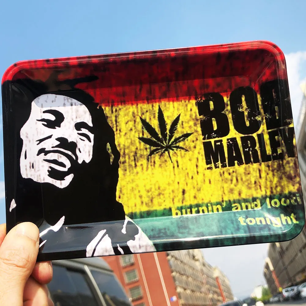 12 5x18 см анимации сигарет сигарета сорняк ручного производства металла