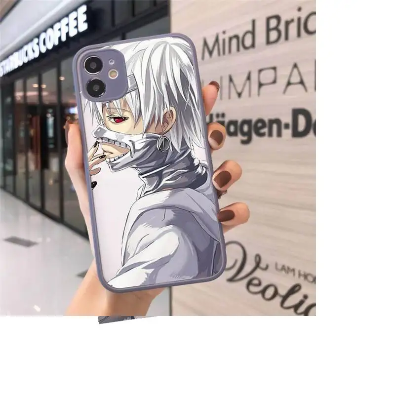 

Tokyo Ghoul Japanese anime high quality Phone Cases matte transparent For iphone 7 8 11 12 plus mini x xs xr pro max cover
