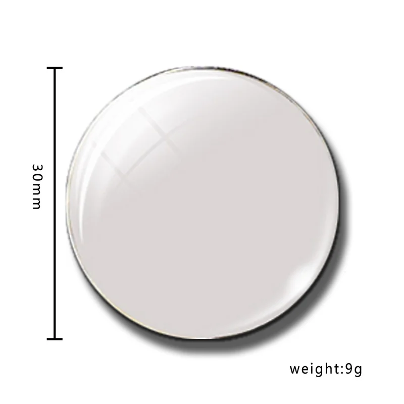 Магнит на холодильник классический художественный стеклянный купол 30 мм