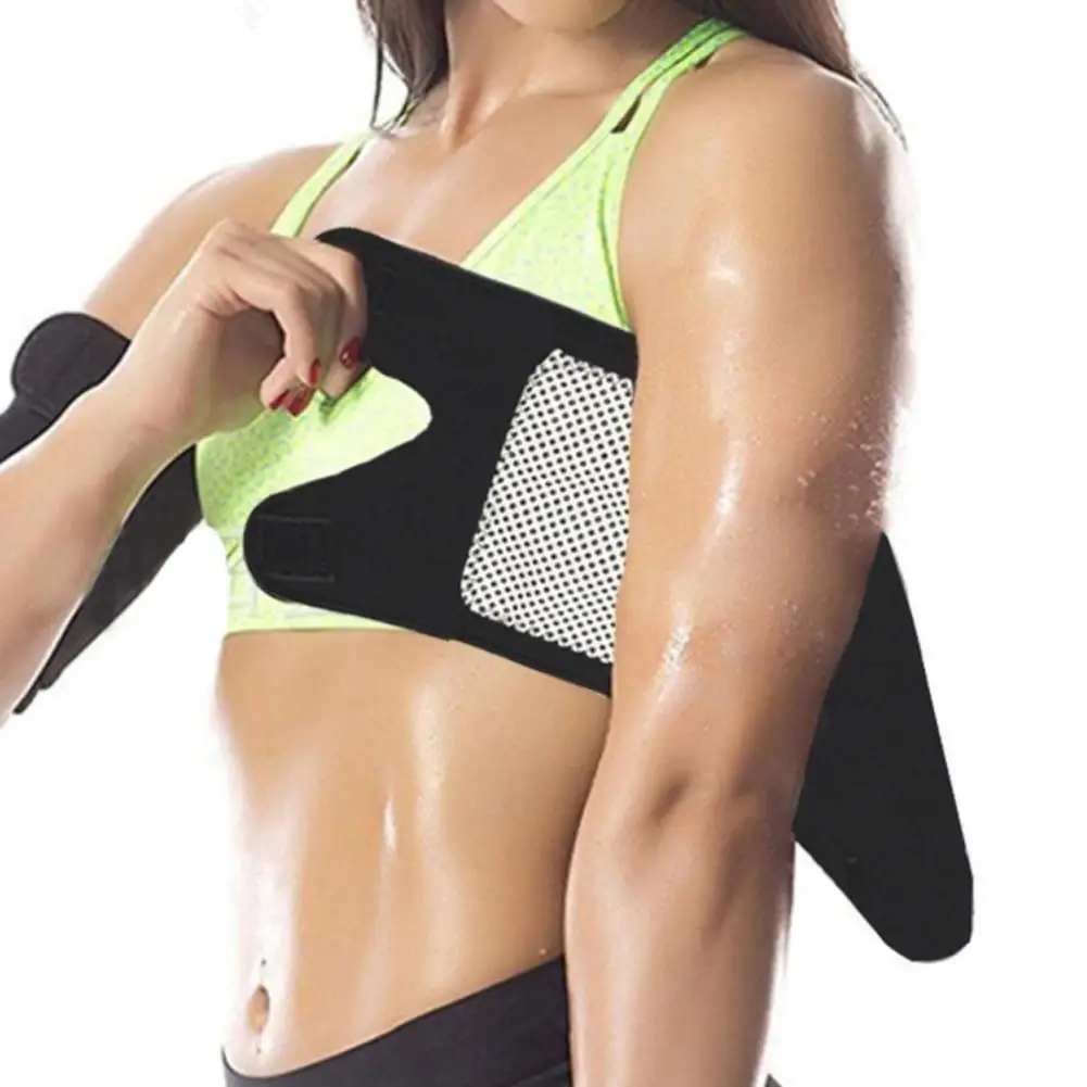 

2021 Self heating Magnetic Therapy Arm Elbow Support Adjustable Tourmaline Belt Arm Brace Massage Band Health Care 1pair