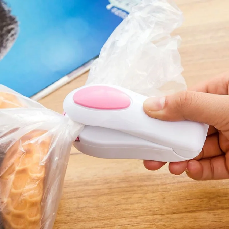 Portable Mini Food Sealing Machine For Bags Handy Heater Packing Package Sealer Clamps Kitchen Drop Ship | Дом и сад