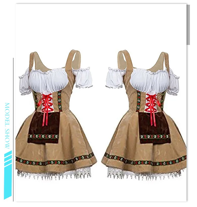 

Oktoberfest Costume Culture Carnival Costume Maid Costume Cosplay Daily Halloween Costume for Women