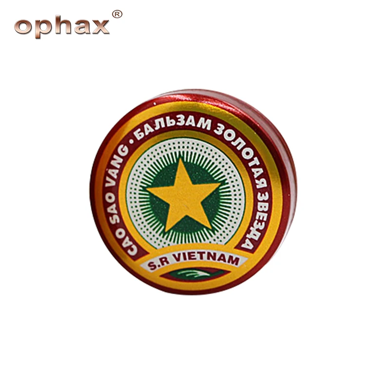 OPHAX 6 шт. вьетнамский Тигр Золотая Звезда тигр бальзам ослабление головной боли головы освежающий ментоловый бальзам для головной боли головокружений насекомых