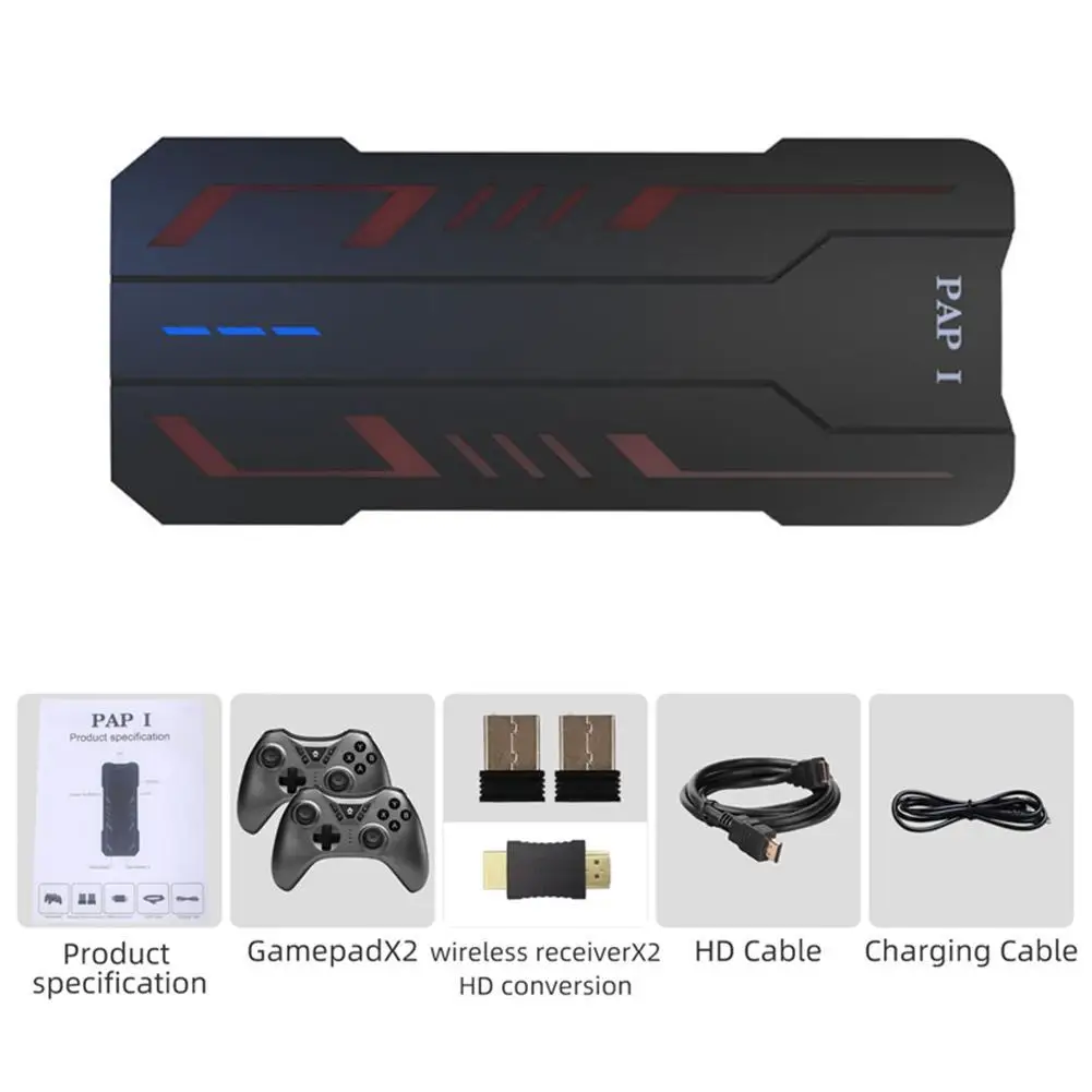 

Anbernic New PAP1 32 Bit Retro Game Console Family TV Mini Game Box Built In 5200 Games PS1 Game Emulator Support 4K HD Out