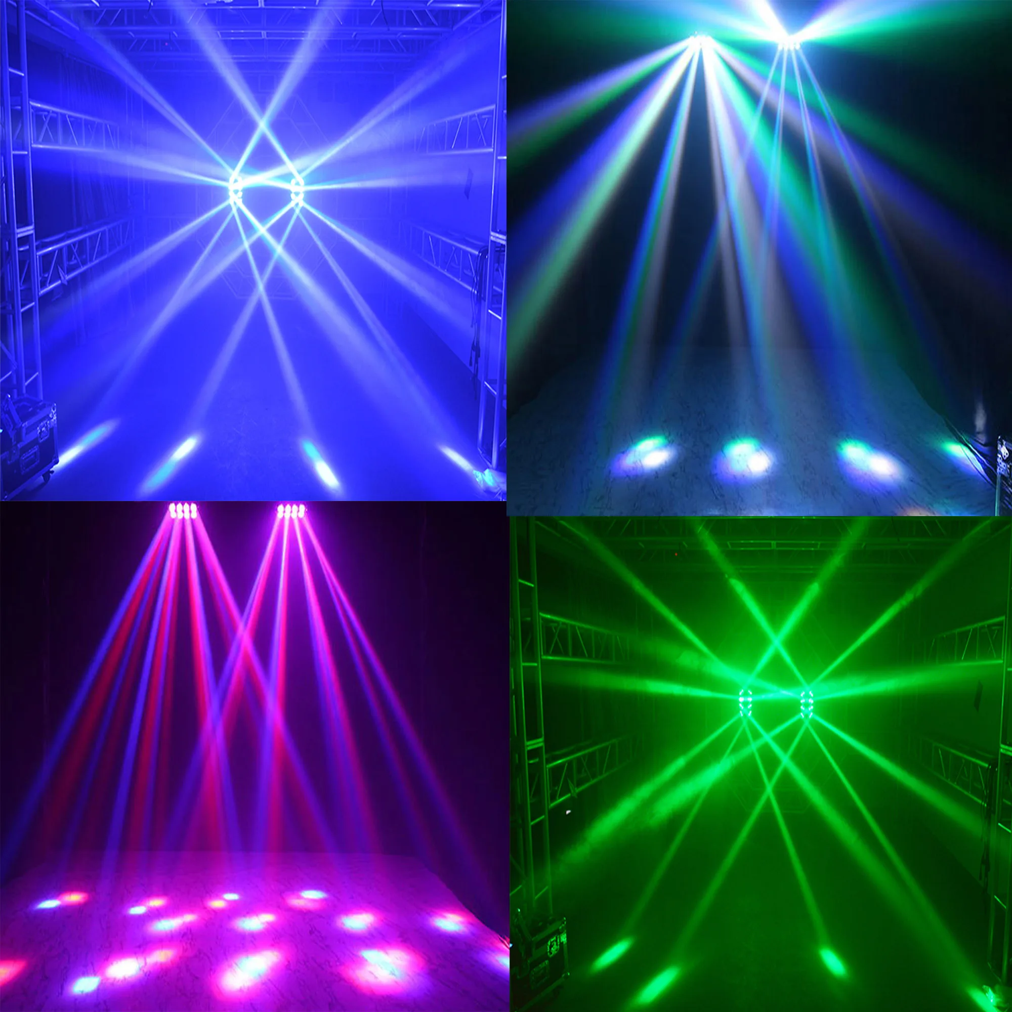 Hoge Quanlity Led Spider 8X12W Rgbw 4in1 Beam Moving Head Licht DMX512 Voor Home Entertainment Professioneel Podium effect