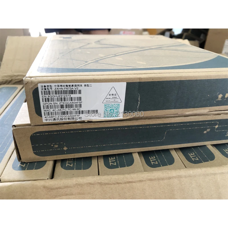 FTTH ONT ZTE F673A V2 GPON ONU 4GE + Тел USB Wifi английская версия модем ftth оптический сетевой