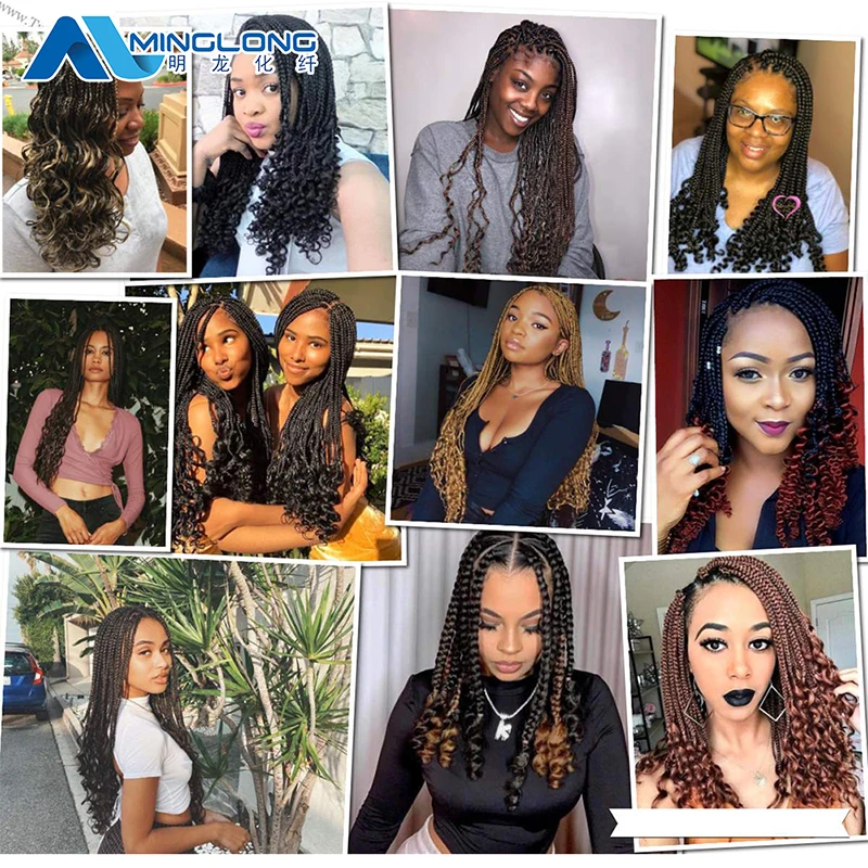 French Curls Synthetic Crochet Braid Hair Extensions Yaki Pony Style Wavy Afro Loose Natural Hair Curly Braiding Hair Hook Braid
