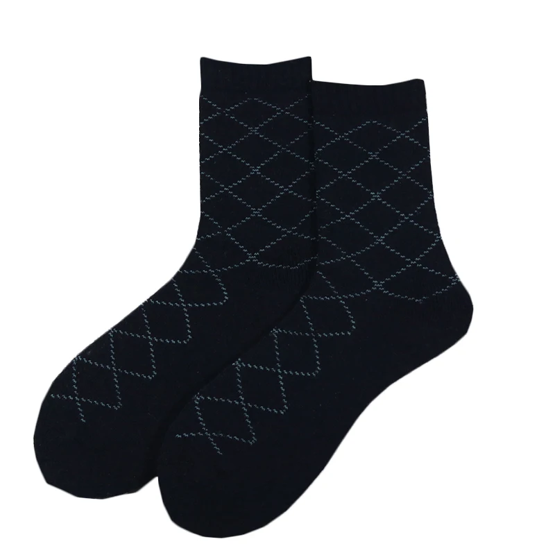 Мужские модельные деловые носки оригинальный дизайн геометрические узоры