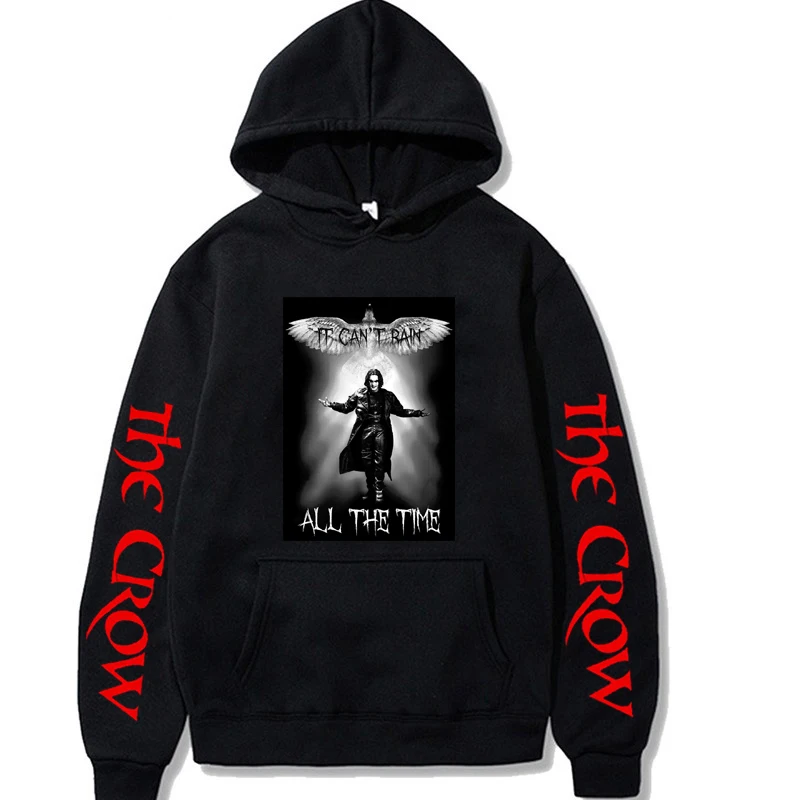 

New Oversized Mens Hoodies Men 2021 Autumn Sweatshirt Hip Hop Japanese Streetwear Harajuku The Crow Hoodie Homme