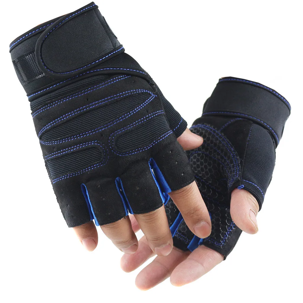 Спортивные перчатки для тренировок по бодибилдингу женщин и мужчин тяжелой