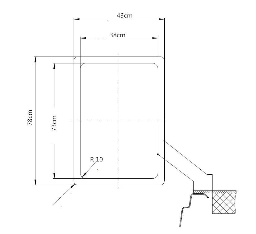 

78x43cm Under Mount Kitchen Sinks Single bowel Stainless Steel 1.3 mm thickness special promote