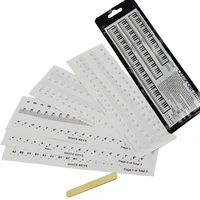 546188 key piano stickers transparent piano keyboard electronic sticker sticker accessories pvc stave name f8p3 note keyboard