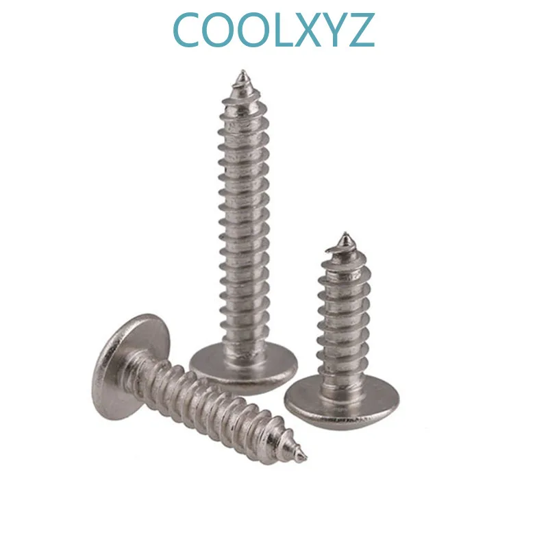 

CooLXYZ 201 самонарезающие винты из нержавеющей стали с крестовой головкой, винты для саморезания по дереву с крестообразной головкой, болты с б...