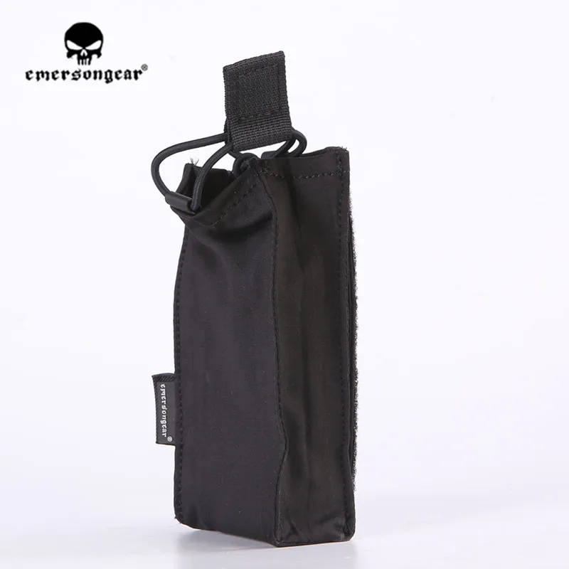 BK Emersongear Emerson чехол для рации кобура точность Охота Тактический один Mag Чехол для SS жилет пластина Перевозчик страйкбол военный - Цвет: BK