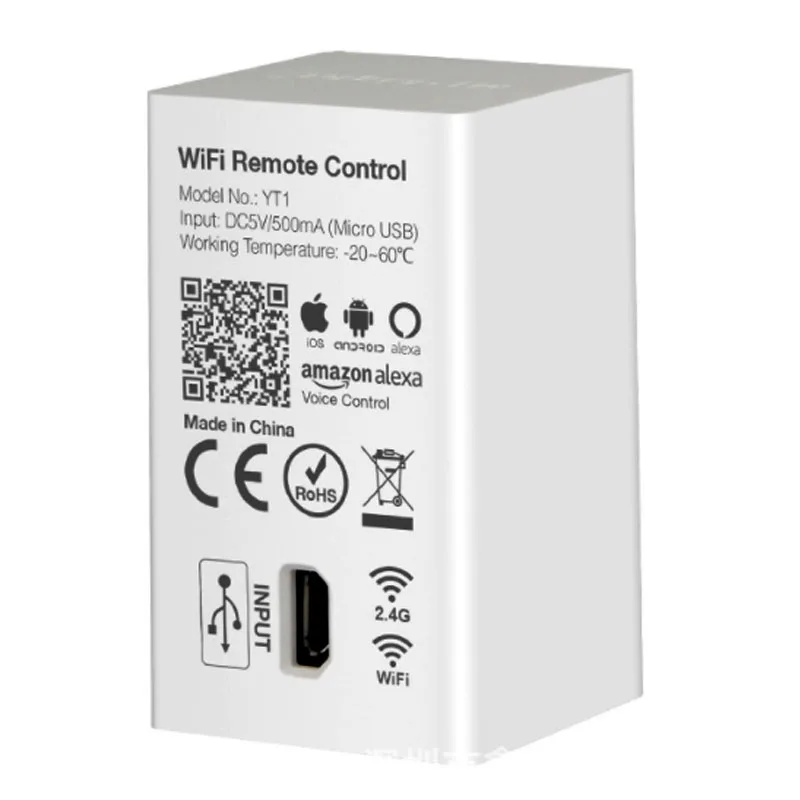 

Milight YT1 пульт дистанционного управления WIFI светодиодный контроллер Amazon Alexa Голосовое управление WiFi беспроводной и смартфон приложение рабо...
