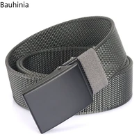 bauhinia brand quick dryingdurable mens high quality tactical belt zinc alloy buckle adjustable design canvas belt 1203 8cm