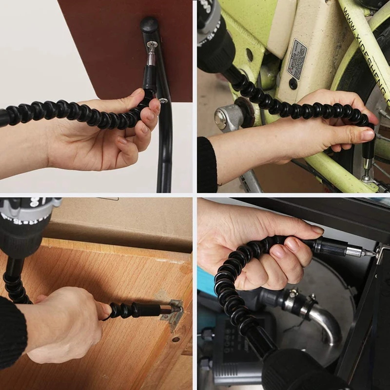 4 шт. набор удлинителей для дрели 2 гибких гнезда | Инструменты