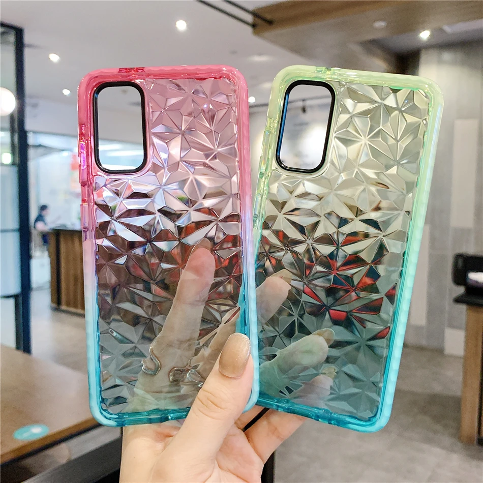 Блестящий 3D чехол для Samsung Galaxy S21 S8 S9 S10 S20 Note 20 Plus Ultra A20 A30 A50 A51 A52 A70 A11 A21 A31 A71 A72 -