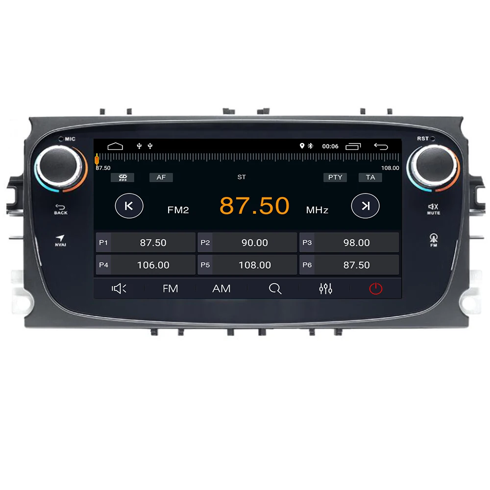 DSP Android 10 автомобильное мультимедийное радио GPS для FORD/FOCUS/Mondeo 9/S-MAX/C-MAX/Galaxy/Kuga