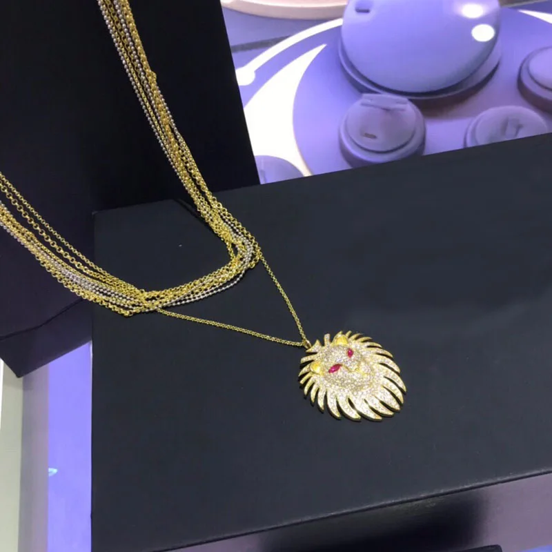 

Новое поступление, Роскошные Многослойные ожерелья UMGODLY с кубическим цирконием, Женская Модная бижутерия