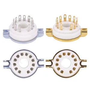 10 шт. Керамика 12-пен клапан ламповая панель GZC12-F для 9MN8 8AC9 50CA10 ламповый усилитель Винтаж аудио 