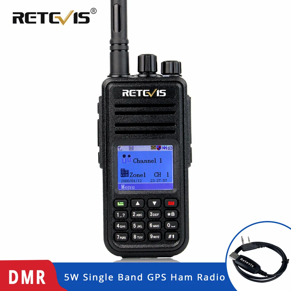 RETEVIS RT3 DMR цифровое радио(gps) Walkie Talkie UHF(или VHF) Ham Радио Amador портативный трансивер такой же с TYT MD 380 MD-380