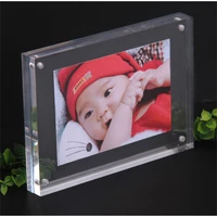 1pcs thickness 20mm acrylic display stand advertising poster picture sign frame
