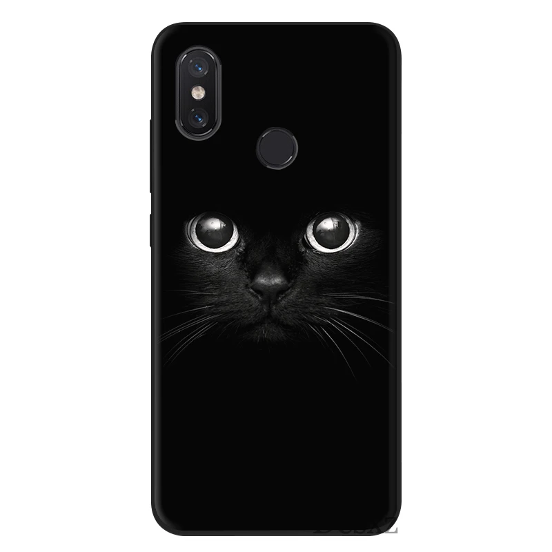 Чехол для мобильного телефона Xiaomi Redmi Примечание 5A Prime 4 4X5 6 7 Pro черный чехол с