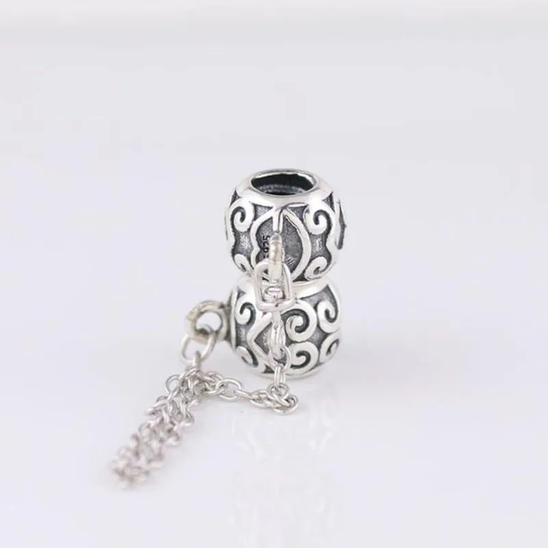 

Original 925 Sterling Silver Retro Magic Love Safety Chain Fit Pandora Women Bracelet & Necklace Diy Jewelry