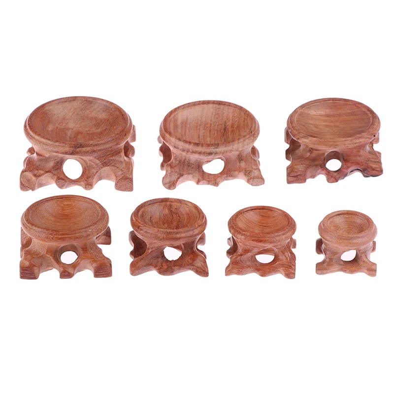 

For Crystal Ball Sphere Globe Stone Crystal Ball Holder Home Decor Durable Miniature Retro Acid Branch Wood Display Stand Base