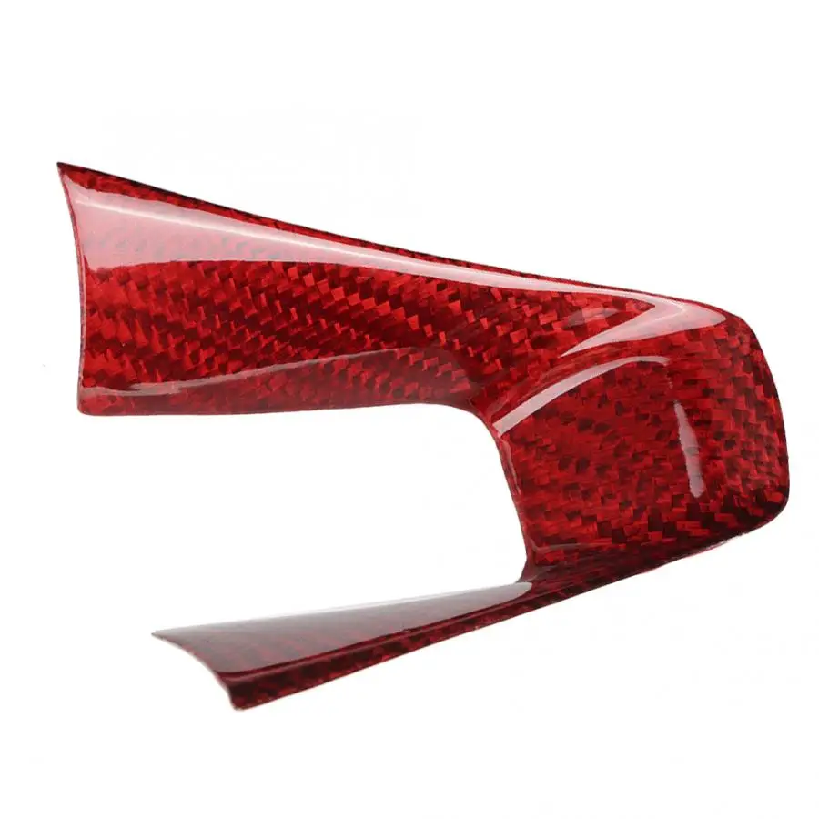 Накладка на руль красного цвета из углеродного волокна 1 шт. подходит для Alfa Romeo