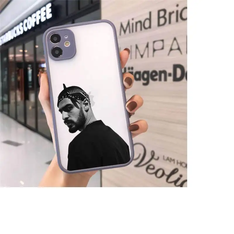 

Hajime MiyaGi Andy Panda Accessories Phone Case Matte transparent For Gray iPhone 12 Mini 11 Pro XR XS Max 7 8 Plus X Back Cover