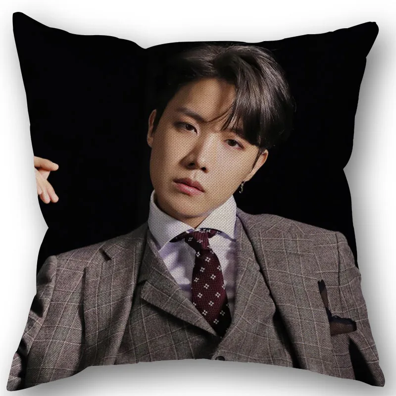 Пользовательская Подушка J Hope чехол свадебная подушка для дома наволочка 45x45 (с