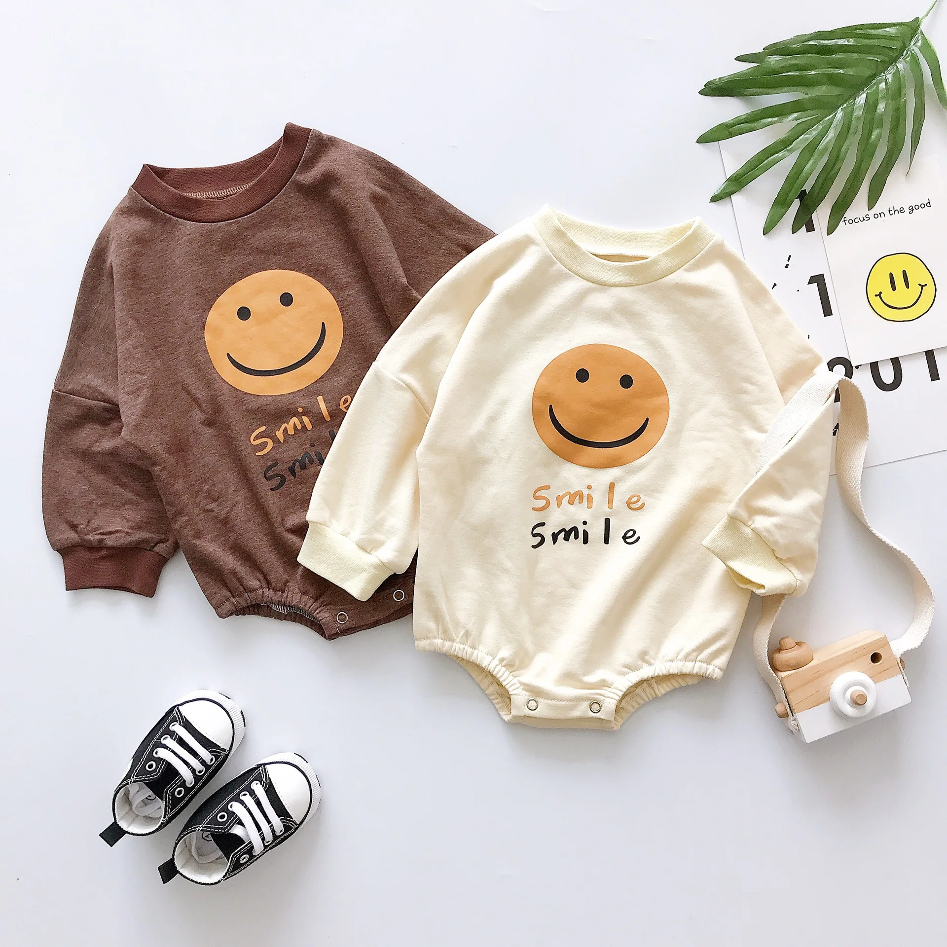 Боди для малышей Сезон весна 2020 года Одежда новорожденных Цельнокроеное боди со