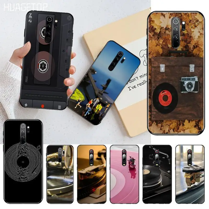 HUAGETOP музыкальный фонограф Роскошный чехол для телефона Redmi Note 9 8T 8A 7 6 6A Go Pro Max K20
