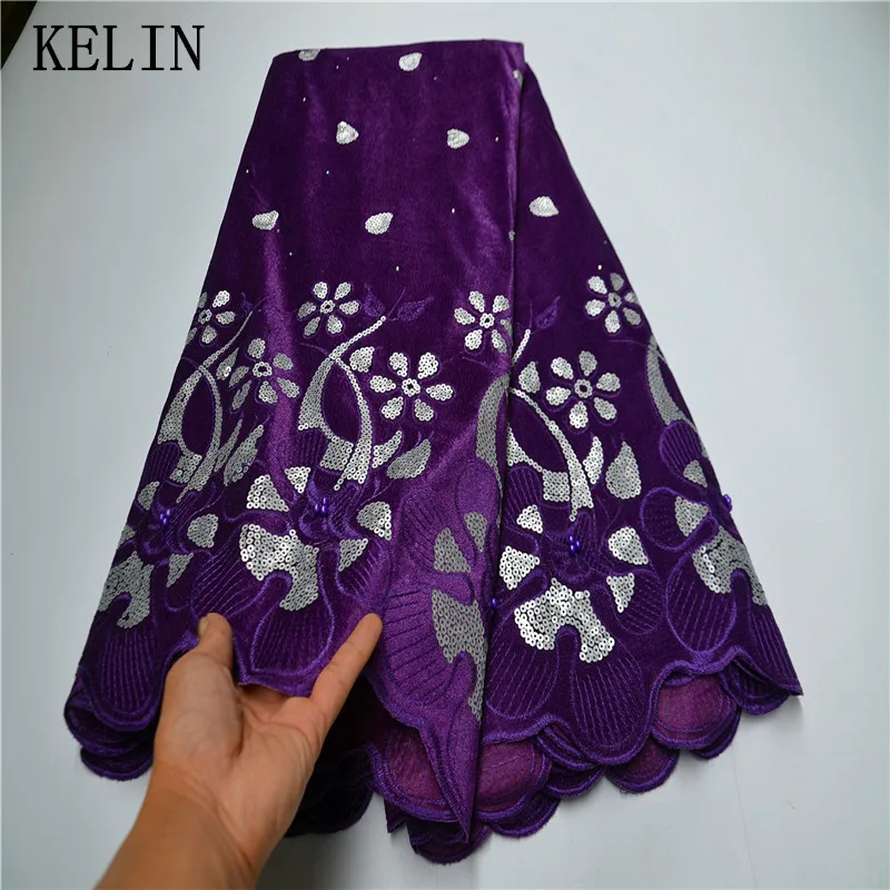 

New French Net Lace Fabrics Arrival African Velvet Lace Fabric High Quality Lace Nigerian For Wedding Sewing FLP-1115