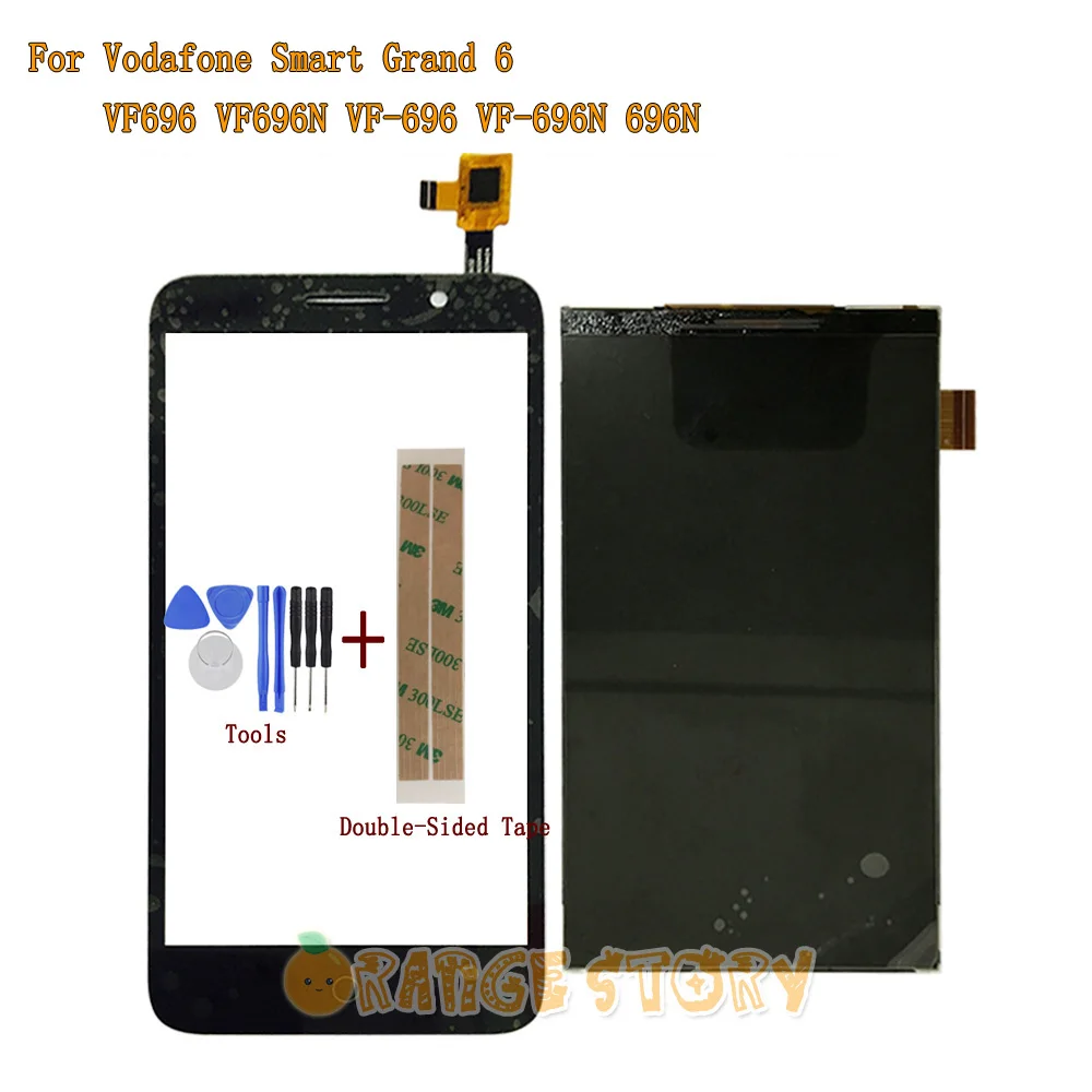 Замена монитора стекла для Vodafone Smart Grand 6 VF 696 696N VF696 V696 VF696N ЖК дисплей сенсорный