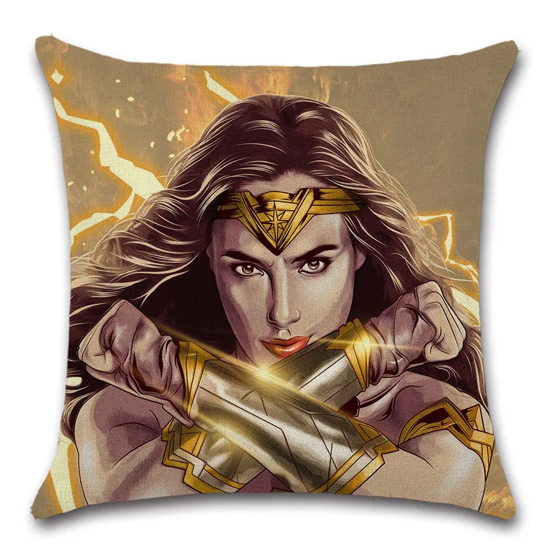 Ободок для волос в стиле Чудо Женщина Супергерой кино комикс наволочка подушки