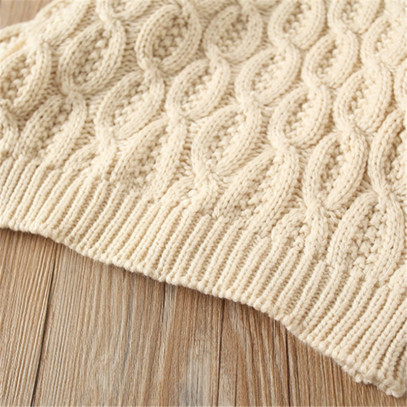 Модные детские вязаные свитера свитер для мальчиков и девочек Детский Зимний