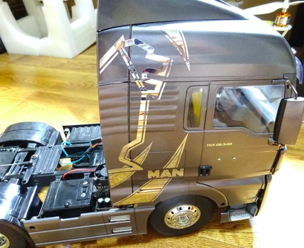 Наклейки для радиоуправляемого трактора трейлера TAMIYA MAN TGX 1/14 Actros 26 540 56325|Детали и