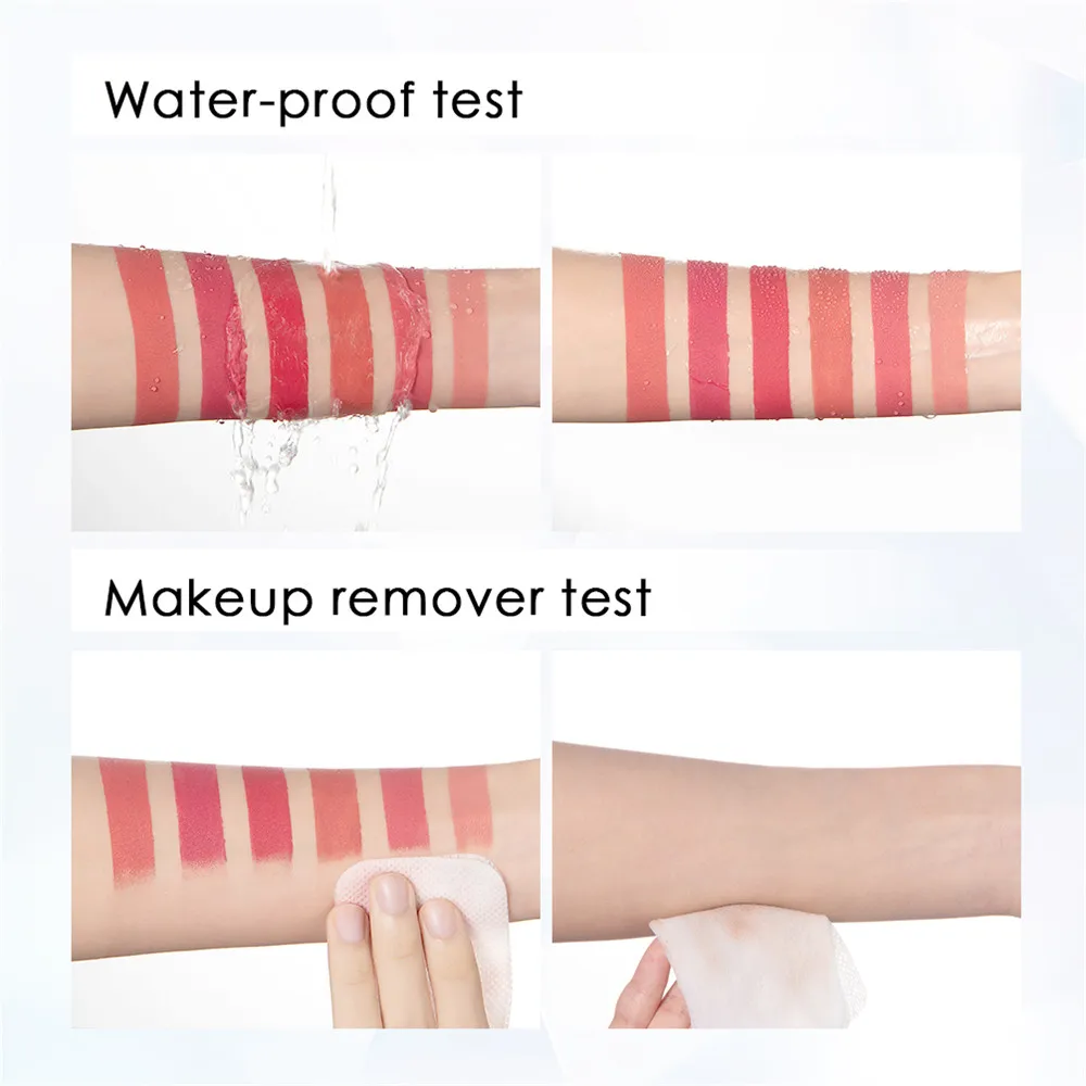 Жидкая помада матовый блеск для губ косметика легкий глянцевый стойкий тинт