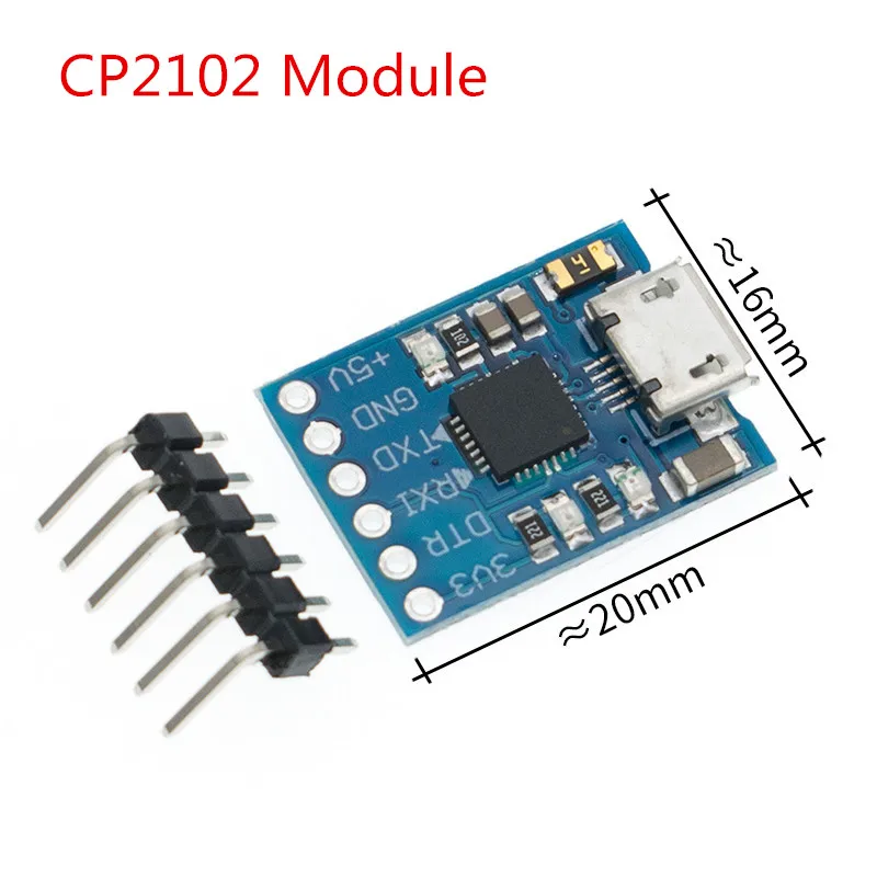 С Загрузчиком Pro Mini ATMEGA328P 328 мини ATMEGA328 5 В/16 МГц 3,3 В/8 МГц для arduino - Цвет: CP2102 module