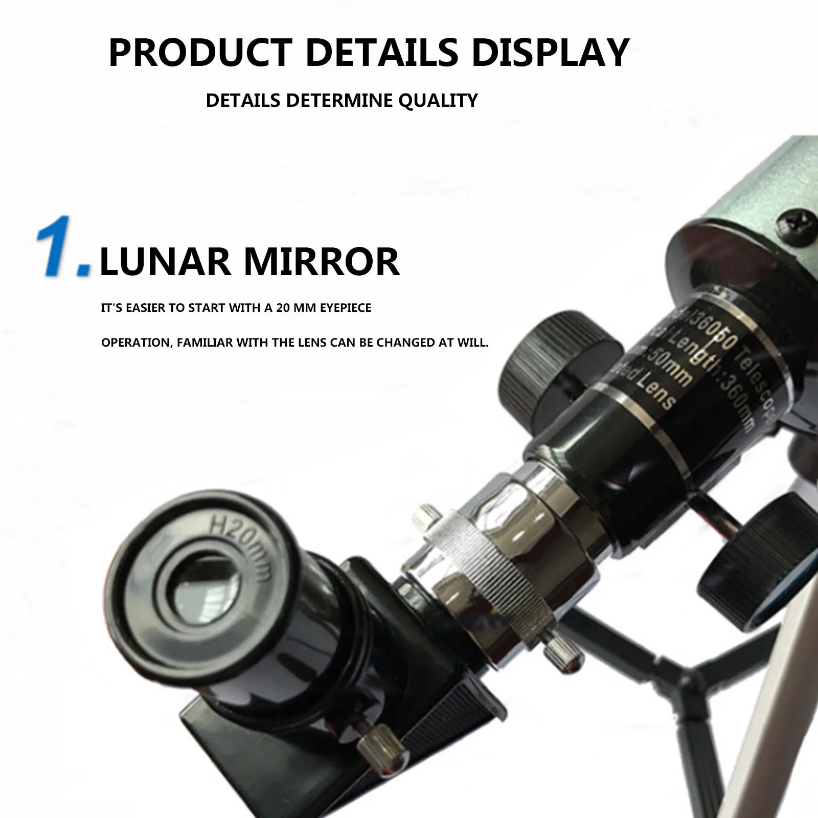 Астрономический телескоп с портативным штативом Монокуляр 360 х50 для наблюдения