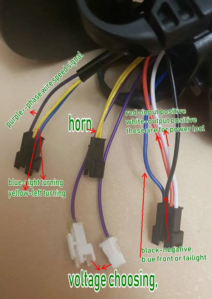 36v48v60v Спидометр ЖК-дисплей и фронтальная подсветка с замком/ключом электрический скутер велосипед Мотоцикл ATV трехколесный мобильный diy запчасти