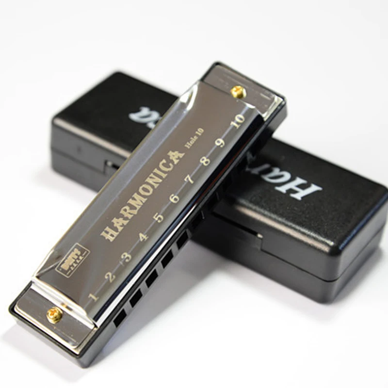 Титановая медная сердцевина 10 hole blues harmonica Студенческая детская ранняя