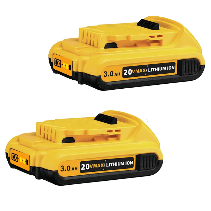 2 упаковки 20 в 3000 мАч DCB203 сменная литиевая батарея для Dewalt Max XR DCB200 DCB205 DCB206 DCB184 DCB201 18