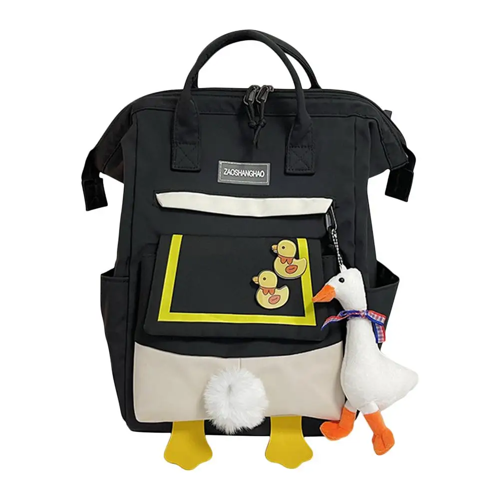 

Cute Backpack College School Backpack with Accessories