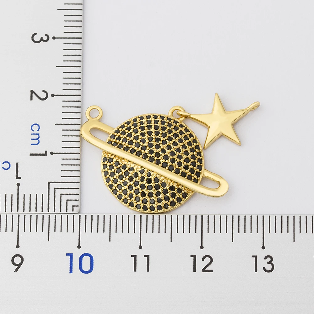 Изысканные планета и звезд с украшением в виде кристаллов колье подвесками